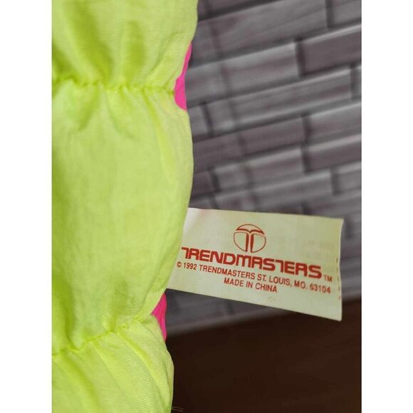 Retro 1992  Nylon Neon Dinosaur #A62 - Picture 9 of 9